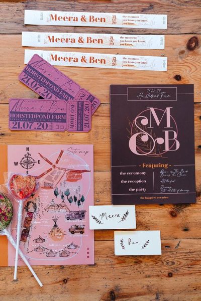 Invitaciones wedding fest